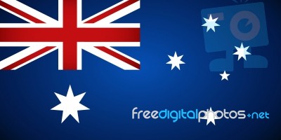 Australia Flag Stock Image