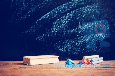 Back To School. Education Background Concept With Copyspace Stock Photo