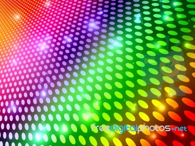 Background Circles Indicates Multicolored Backdrop And Spectrum Stock Image