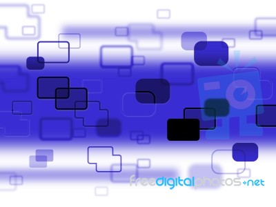 Background Technology Shows Blue Block And Design Stock Image Background Technology Shows Blue Block And Design Stock Image