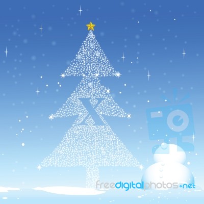 Background X'mas Eve Stock Image