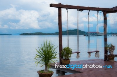 Bacony On Sea For Relax Stock Photo