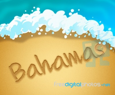 Bahamas Holiday Shows Tropical  Vacation And Getaway Stock Image