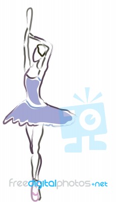 Ballerina Stock Image