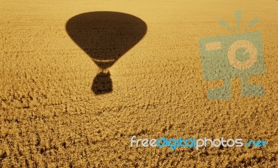 Balloon Shadow Stock Photo