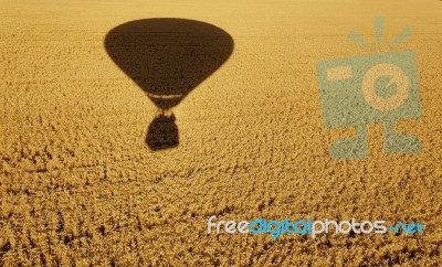 Balloon Shadow Stock Photo