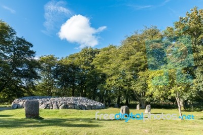 Balnuaran Of Clava Prehistoric Cemetery Stock Photo