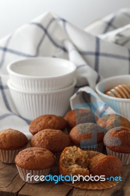 Banana Cake Honey Sweet Pastries Dessert Eating Yummy Bakery Rustic Still Life Stock Photo Banana Cake Honey Sweet Pastries Dessert Eating Yummy Bakery Rustic Still Life Stock Photo