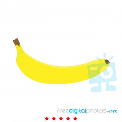 Banana Icon Stock Image