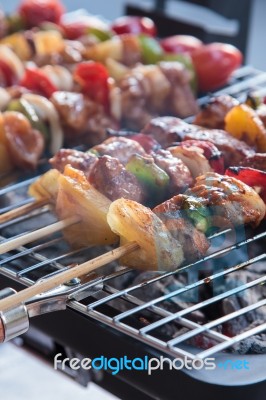 Bar-b-q Or Bbq Stock Photo