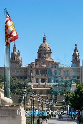 Barcelona, Spain/europe - June 1 : National Palace In Barcelona Stock Photo