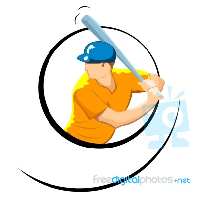 Baseball Player Stock Image