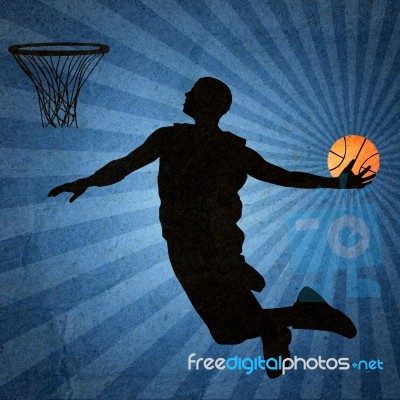 Basketball Player Stock Image