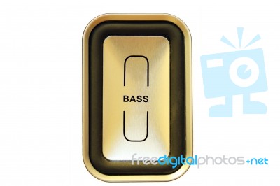 Bass Speaker Stock Photo