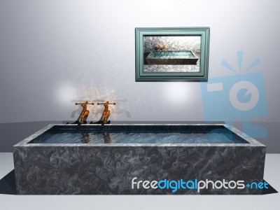 Bathtub Stock Image