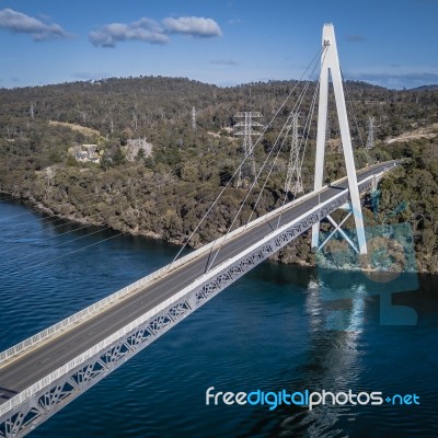 Batman Bridge By The Tamar River Near Sidmouth Stock Photo