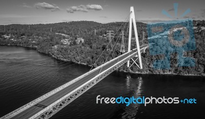 Batman Bridge By The Tamar River Near Sidmouth Stock Photo