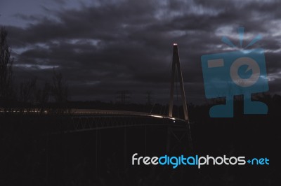 Batman Bridge By The Tamar River Near Sidmouth Stock Photo Batman Bridge By The Tamar River Near Sidmouth Stock Photo