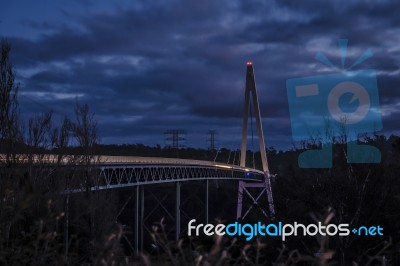 Batman Bridge By The Tamar River Near Sidmouth Stock Photo Batman Bridge By The Tamar River Near Sidmouth Stock Photo