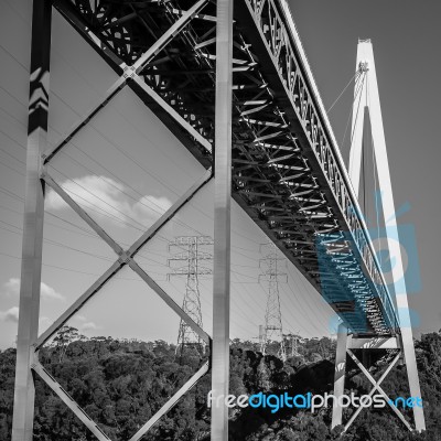 Batman Bridge By The Tamar River Near Sidmouth Stock Photo