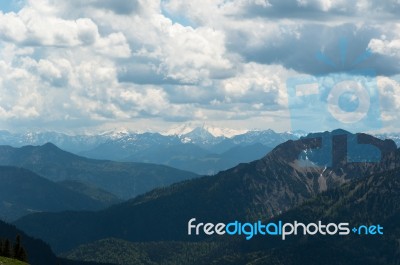 Bavarian Alps Stock Photo