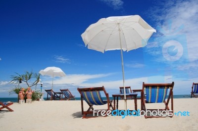 Beach Of Samet Island Stock Photo