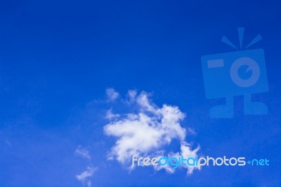 Beautiful Blue Sky Stock Photo