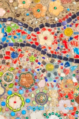 Beautiful Crystal Tiles Texture Stock Photo