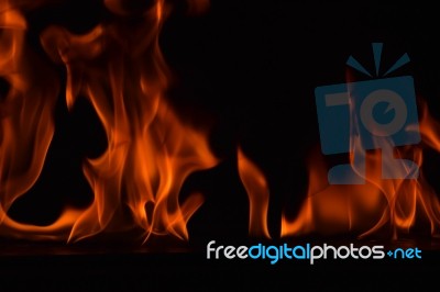 Beautiful Fire Flames On Black Background Stock Photo Beautiful Fire Flames On Black Background Stock Photo
