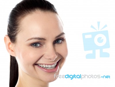 Beautiful Girl Face Stock Photo