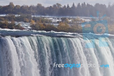 Beautiful Image With Fantastic Niagara Waterfall Stock Photo