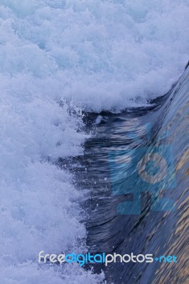 Beautiful Isolated Photo Of Small Waterfalls Close To The Amazing Niagara Falls Stock Photo