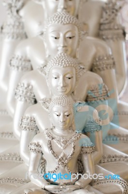 Beautiful White Buddha Statue Stock Photo Beautiful White Buddha Statue Stock Photo