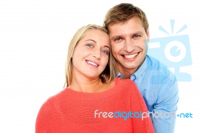 Beautiful Young Happy Couple Stock Photo