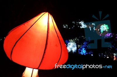 Beauty Light Festival Stock Photo