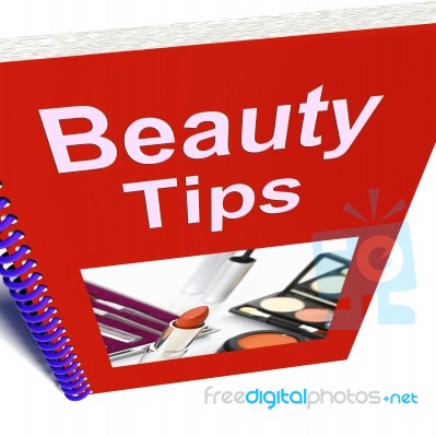 Beauty Tips Book Stock Image