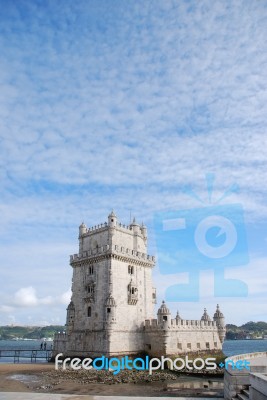Belem Tower In Lisbon, Portugal Stock Photo