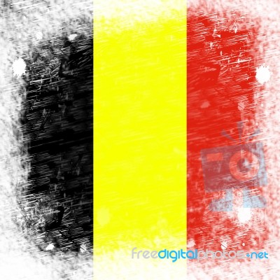 Belgium Copyspace Represents Patriot Euro And Patriotism Stock Image