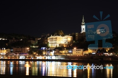 Belgrade, Capital Of Serbia, View From The River Sava Stock Photo