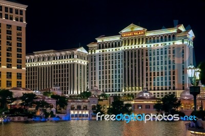 Bellagio Hotel And Casino Stock Photo