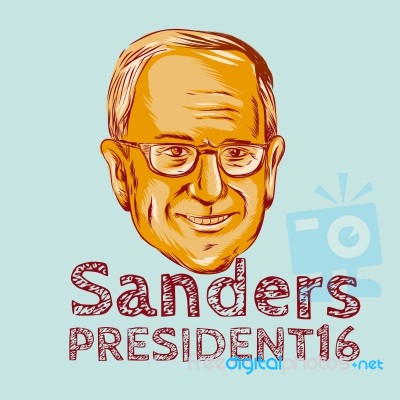 Bernie Sanders President 2016 Stock Image Bernie Sanders President 2016 Stock Image