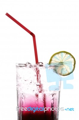 Berry Soda Stock Photo