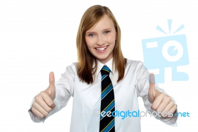Best Of Luck For Your Annual Examinations Stock Photo