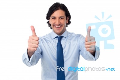 Best Wishes For Your Business Team Stock Photo