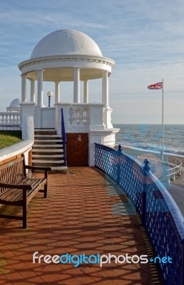 Bexhill-on-sea, East Sussex/uk - January 11 : Colonnade In Groun… Stock Photo