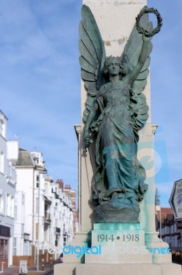 Bexhill-on-sea, East Sussex/uk - January 11 : View Of The War Me… Stock Photo