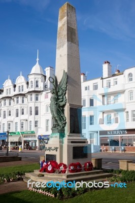 Bexhill-on-sea, East Sussex/uk - January 11 : View Of The War Me… Stock Photo
