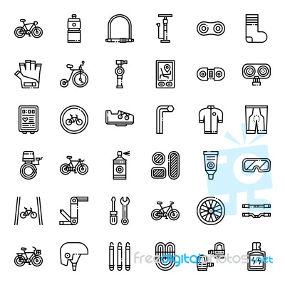 Bicycle Accessories Stock Image