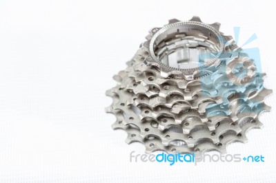 Bicycle Cassette - Stock Image Stock Photo