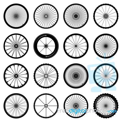 Bicycle Wheels Illustration Stock Image Bicycle Wheels Illustration Stock Image